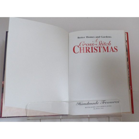 A Cross Stitch Christmas by Better Homes & Gardens "Handmade Treasures" ©1995 - Picture 3 of 16